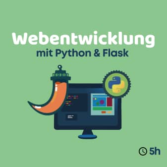 webentwicklung mit python und flask kursbild